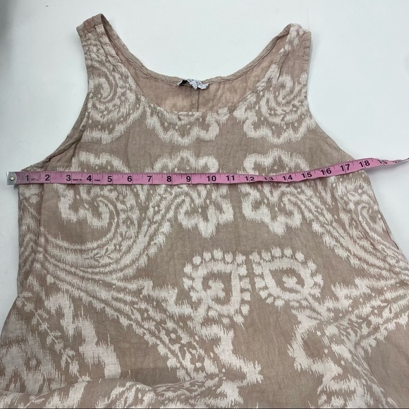 Lea Rigoli printed Italian linen shift dress M - Picture 5 of 7